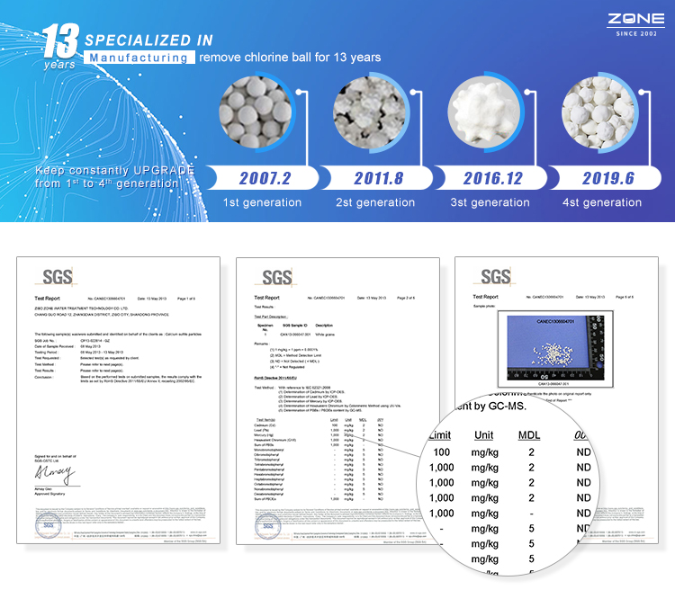NEW Upgraded 4th Generation 3mm Calcium Sulfite Ball 
