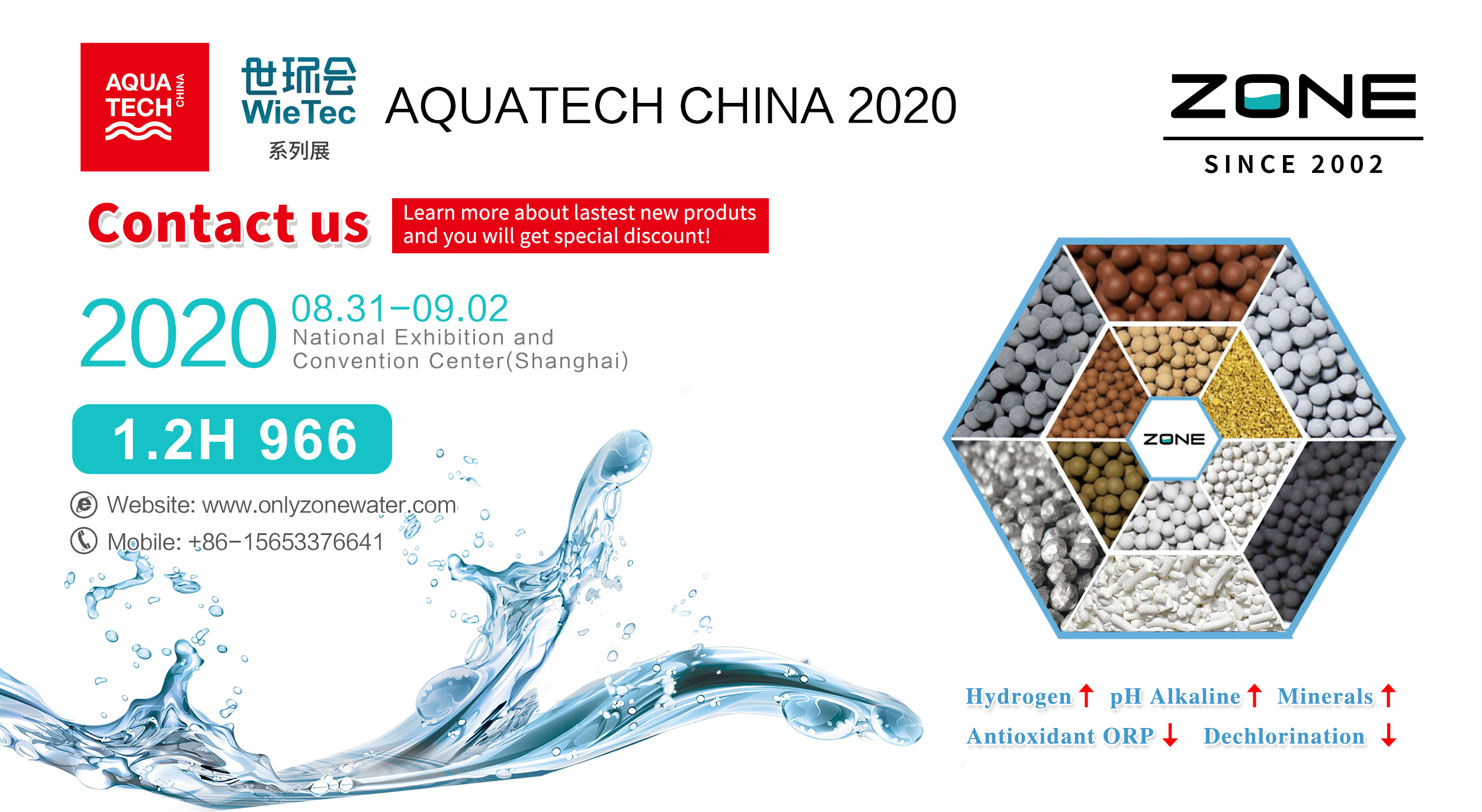 ZONE Corp at 2020 AQUATECH CHINA  in Shanghai