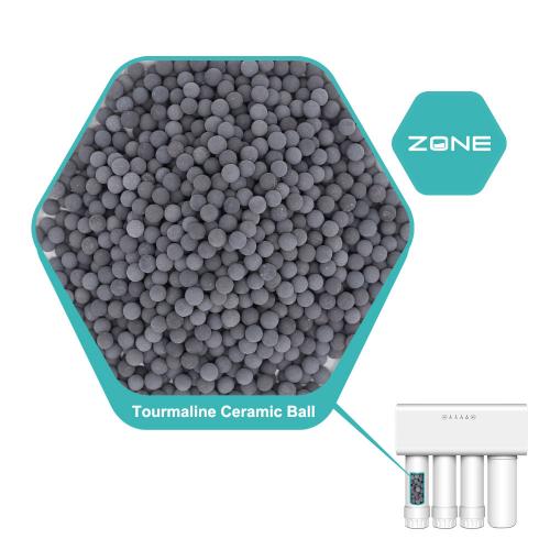 Application of negative hydrogen ion-tourmaline (tourmaline) in water treatment